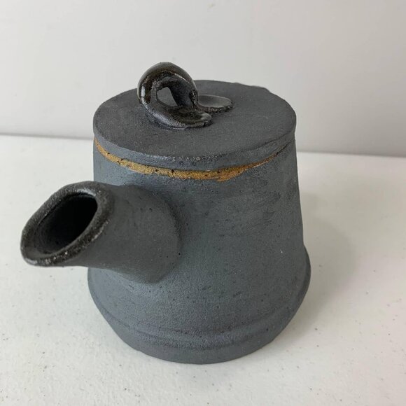 Vintage Handmade Ceramic Teapot - Picture 4 of 8